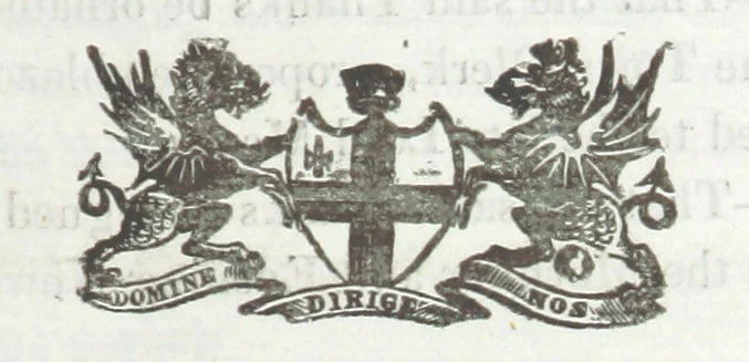 An illustration from Minutes of the proceedings of the Court of Common Council, 1823(-1845), 1824, leaf 165
