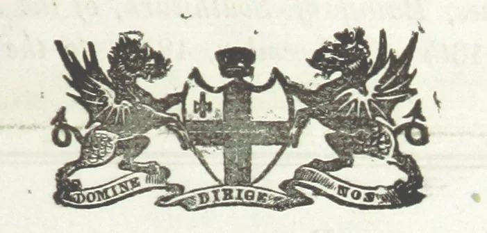 An illustration from Minutes of the proceedings of the Court of Common Council, 1823(-1845), 1824, leaf 223