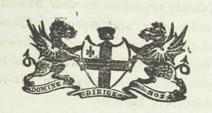 An illustration from Minutes of the proceedings of the Court of Common Council, 1823(-1845), 1824, leaf 285