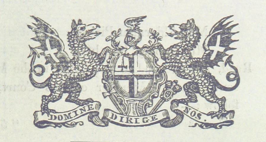 An illustration from Minutes of the proceedings of the Court of Common Council, 1823(-1845), 1824, leaf 583