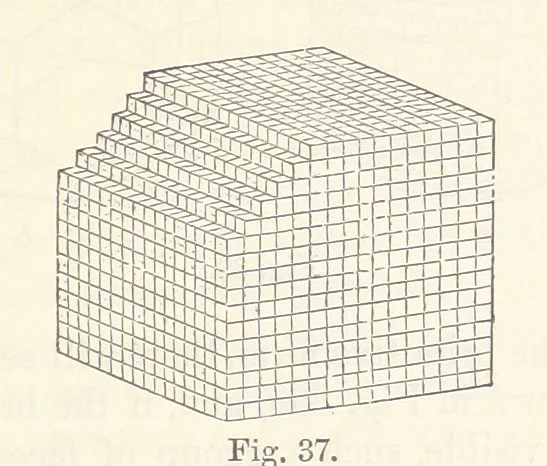 An illustration from A Guide to the Mineral Gallery ... With an Introduction to the study of Minerals. [By L. Fletcher, 1888, leaf 39