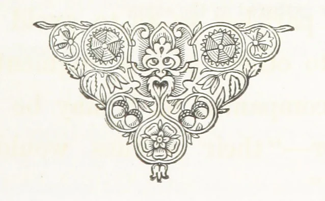 An illustration from A Description of the Westminster Tobacco Box ... Compiled by [John E. Smith, for] the Overseers for 1887, etc. (Pt. I. A reproduction of the ... account, engravings ... published in ... 1824; Pt. II. Notes on the office of Overseer; extracts from the accounts of the overseers ... 1561-1590; ... copies of the inscriptions ... & ornaments ... to 1887, etc.), 1887, leaf 111