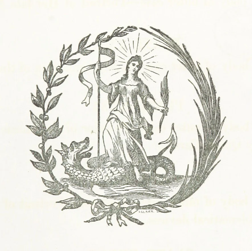 An illustration from A Description of the Westminster Tobacco Box ... Compiled by [John E. Smith, for] the Overseers for 1887, etc. (Pt. I. A reproduction of the ... account, engravings ... published in ... 1824; Pt. II. Notes on the office of Overseer; extracts from the accounts of the overseers ... 1561-1590; ... copies of the inscriptions ... & ornaments ... to 1887, etc.), 1887, leaf 27