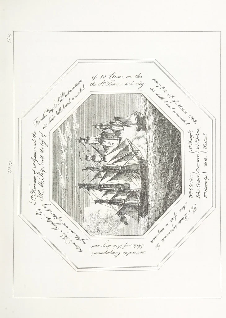 An illustration from A Description of the Westminster Tobacco Box ... Compiled by [John E. Smith, for] the Overseers for 1887, etc. (Pt. I. A reproduction of the ... account, engravings ... published in ... 1824; Pt. II. Notes on the office of Overseer; extracts from the accounts of the overseers ... 1561-1590; ... copies of the inscriptions ... & ornaments ... to 1887, etc.), 1887, leaf 55