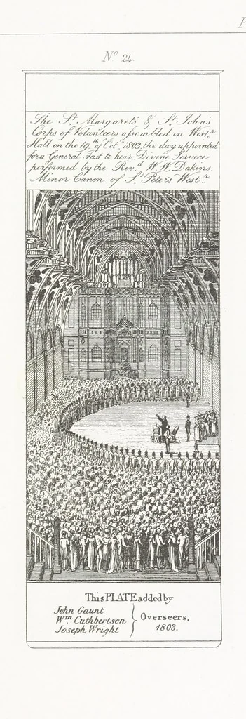 An illustration from A Description of the Westminster Tobacco Box ... Compiled by [John E. Smith, for] the Overseers for 1887, etc. (Pt. I. A reproduction of the ... account, engravings ... published in ... 1824; Pt. II. Notes on the office of Overseer; extracts from the accounts of the overseers ... 1561-1590; ... copies of the inscriptions ... & ornaments ... to 1887, etc.), 1887, leaf 59