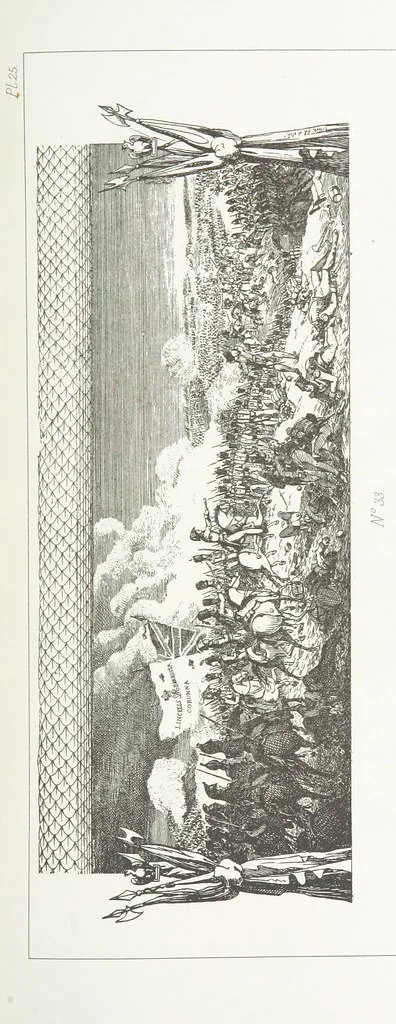 An illustration from A Description of the Westminster Tobacco Box ... Compiled by [John E. Smith, for] the Overseers for 1887, etc. (Pt. I. A reproduction of the ... account, engravings ... published in ... 1824; Pt. II. Notes on the office of Overseer; extracts from the accounts of the overseers ... 1561-1590; ... copies of the inscriptions ... & ornaments ... to 1887, etc.), 1887, leaf 73