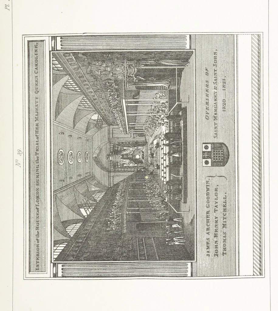 An illustration from A Description of the Westminster Tobacco Box ... Compiled by [John E. Smith, for] the Overseers for 1887, etc. (Pt. I. A reproduction of the ... account, engravings ... published in ... 1824; Pt. II. Notes on the office of Overseer; extracts from the accounts of the overseers ... 1561-1590; ... copies of the inscriptions ... & ornaments ... to 1887, etc.), 1887, leaf 85