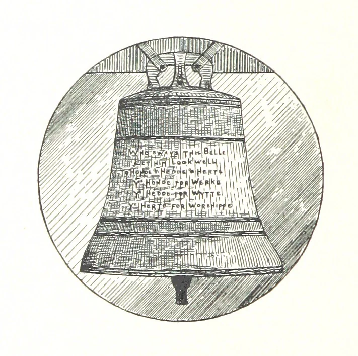 An illustration from The Tongue of the Bells. [Poems.] ... With illustrations, etc, 1894, leaf 10