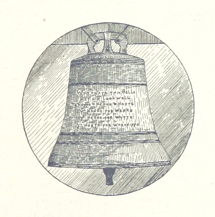 An illustration from The Tongue of the Bells. [Poems.] ... With illustrations, etc, 1894, leaf 15