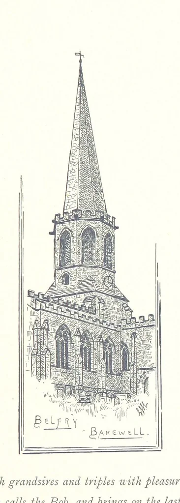 An illustration from The Tongue of the Bells. [Poems.] ... With illustrations, etc, 1894, leaf 81