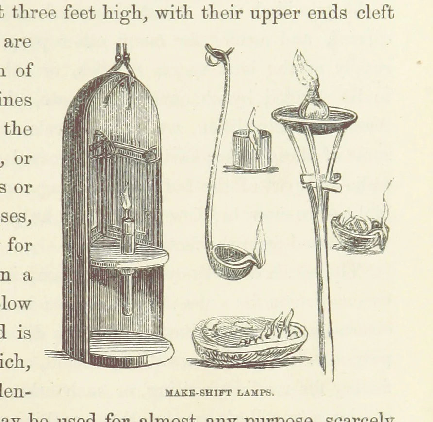 An illustration from Shifts and Expedients of Camp Life, Travels, etc, 1871, leaf 103