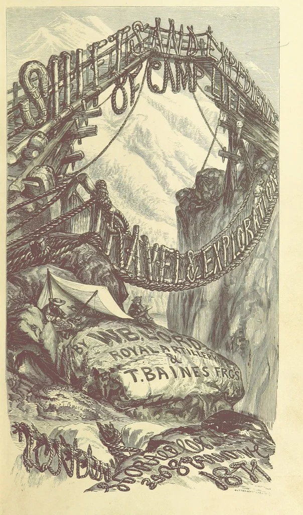 An illustration from Shifts and Expedients of Camp Life, Travels, etc, 1871, leaf 11
