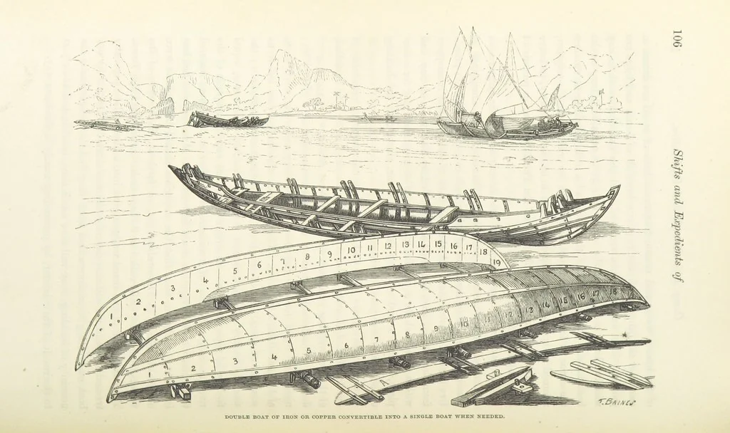 An illustration from Shifts and Expedients of Camp Life, Travels, etc, 1871, leaf 124