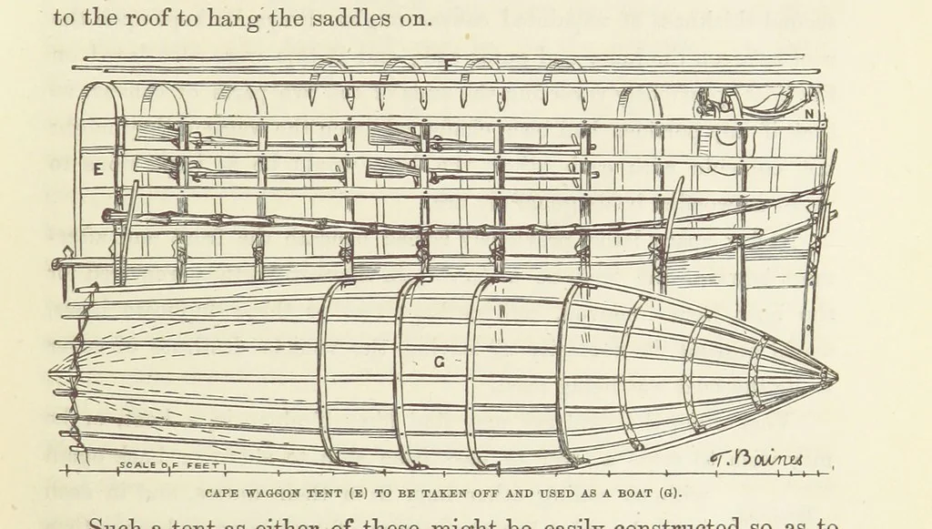 An illustration from Shifts and Expedients of Camp Life, Travels, etc, 1871, leaf 151