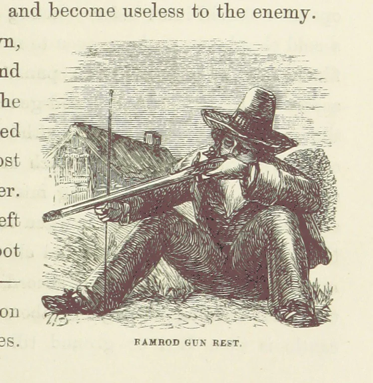 An illustration from Shifts and Expedients of Camp Life, Travels, etc, 1871, leaf 225