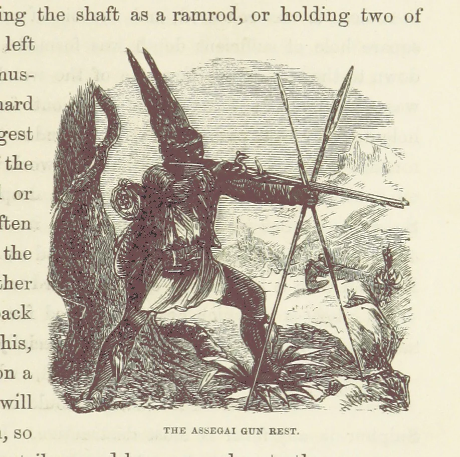 An illustration from Shifts and Expedients of Camp Life, Travels, etc, 1871, leaf 225