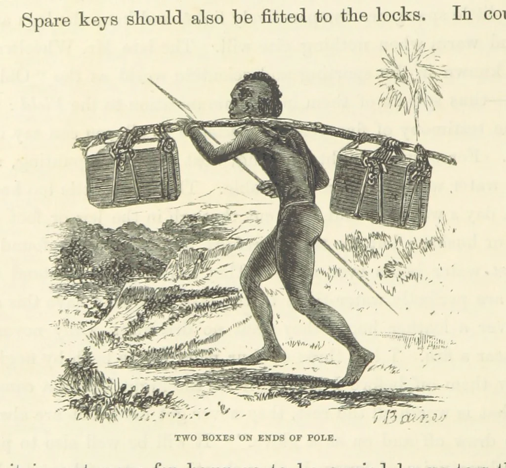 An illustration from Shifts and Expedients of Camp Life, Travels, etc, 1871, leaf 24