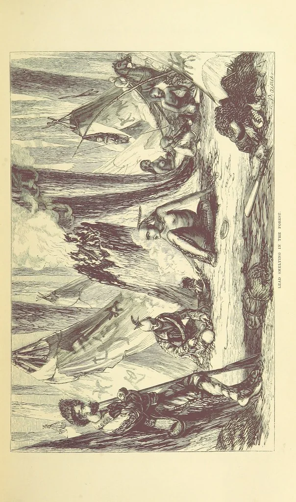 An illustration from Shifts and Expedients of Camp Life, Travels, etc, 1871, leaf 251