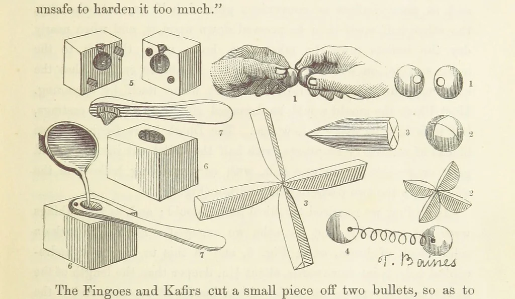 An illustration from Shifts and Expedients of Camp Life, Travels, etc, 1871, leaf 253