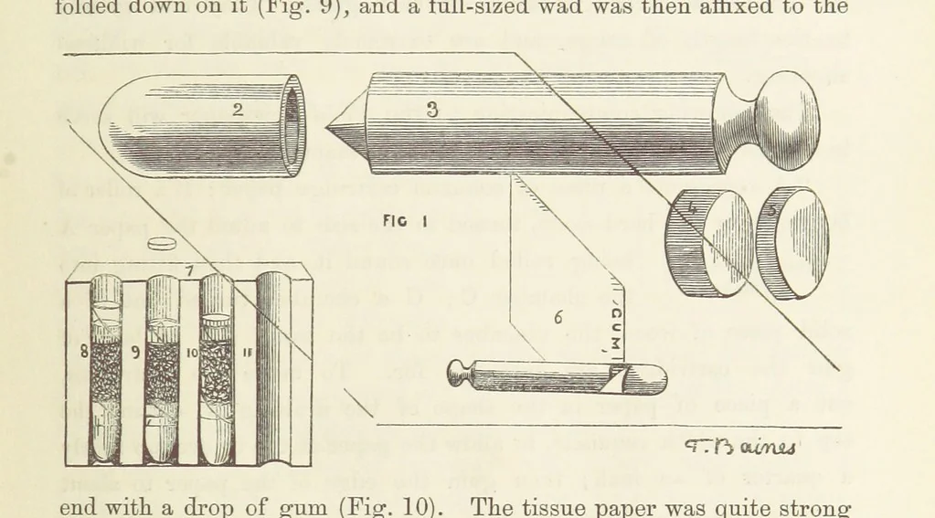 An illustration from Shifts and Expedients of Camp Life, Travels, etc, 1871, leaf 257