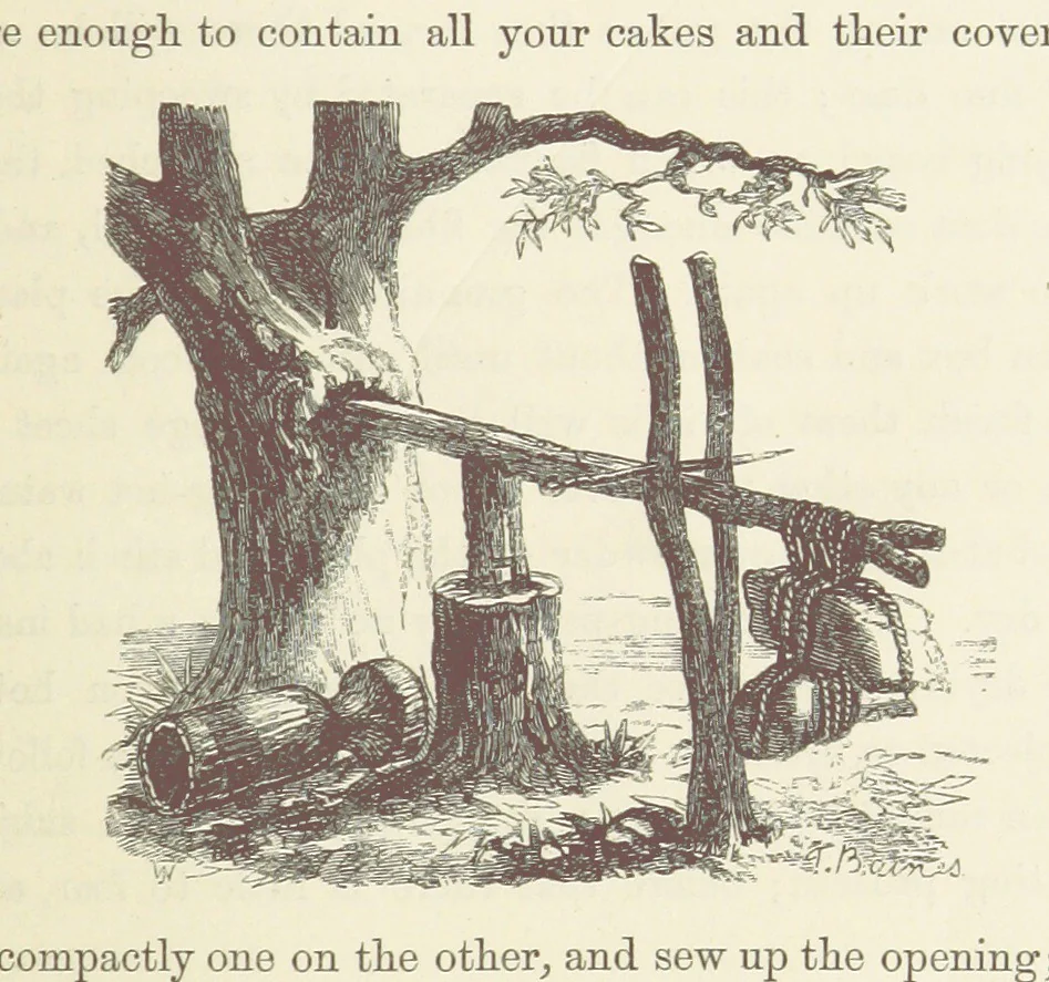 An illustration from Shifts and Expedients of Camp Life, Travels, etc, 1871, leaf 273