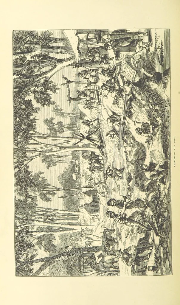 An illustration from Shifts and Expedients of Camp Life, Travels, etc, 1871, leaf 276