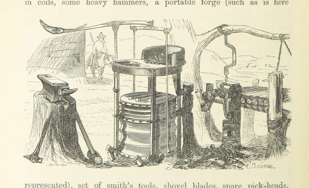An illustration from Shifts and Expedients of Camp Life, Travels, etc, 1871, leaf 278