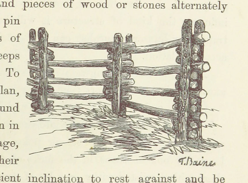 An illustration from Shifts and Expedients of Camp Life, Travels, etc, 1871, leaf 299