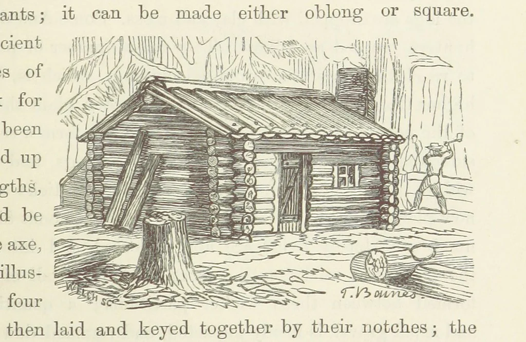 An illustration from Shifts and Expedients of Camp Life, Travels, etc, 1871, leaf 301