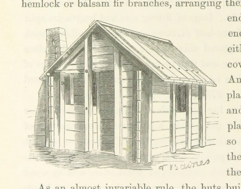 An illustration from Shifts and Expedients of Camp Life, Travels, etc, 1871, leaf 304