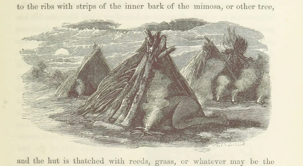 An illustration from Shifts and Expedients of Camp Life, Travels, etc, 1871, leaf 305