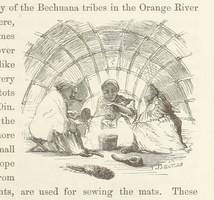 An illustration from Shifts and Expedients of Camp Life, Travels, etc, 1871, leaf 309