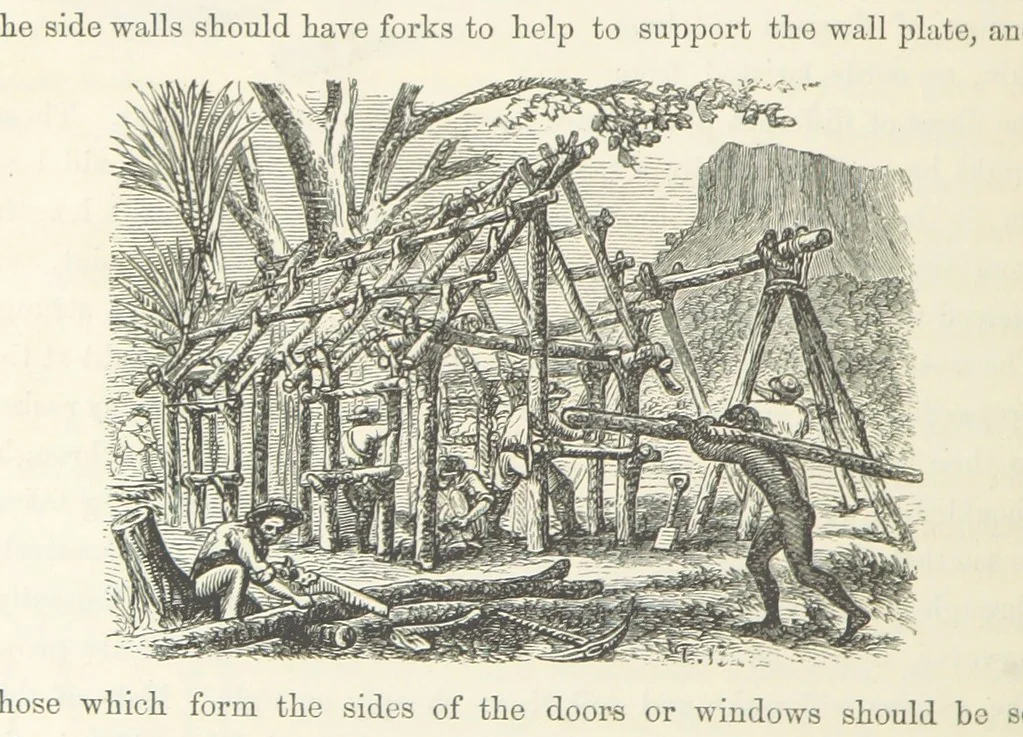 An illustration from Shifts and Expedients of Camp Life, Travels, etc, 1871, leaf 310