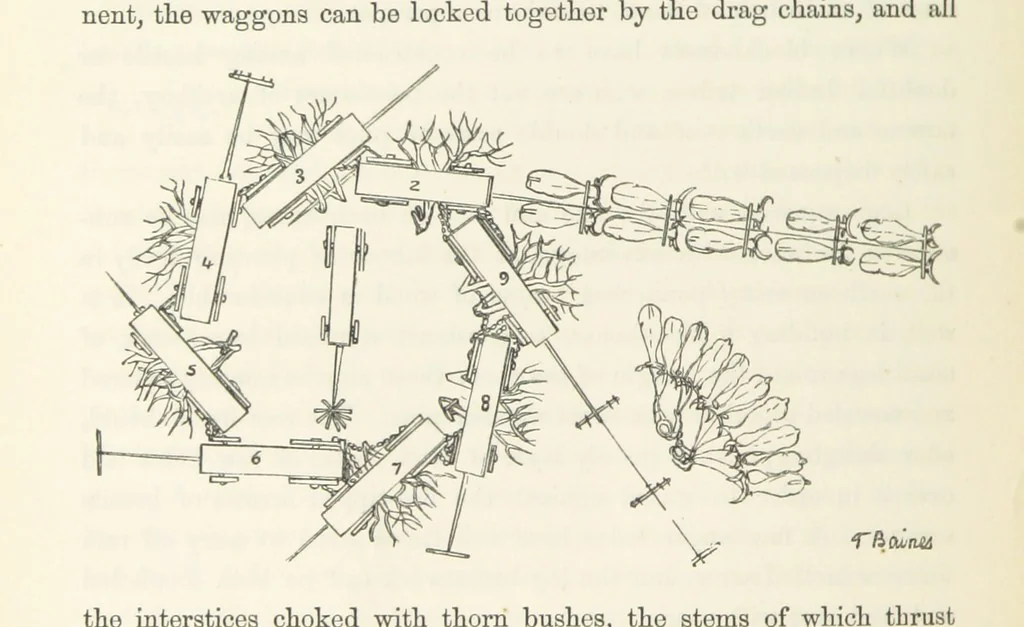An illustration from Shifts and Expedients of Camp Life, Travels, etc, 1871, leaf 324