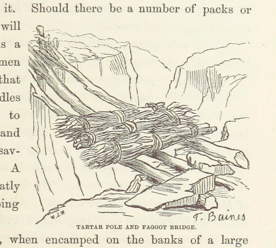 An illustration from Shifts and Expedients of Camp Life, Travels, etc, 1871, leaf 357
