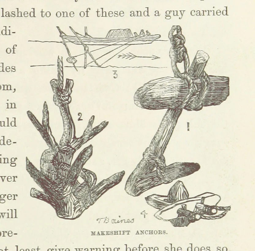 An illustration from Shifts and Expedients of Camp Life, Travels, etc, 1871, leaf 403