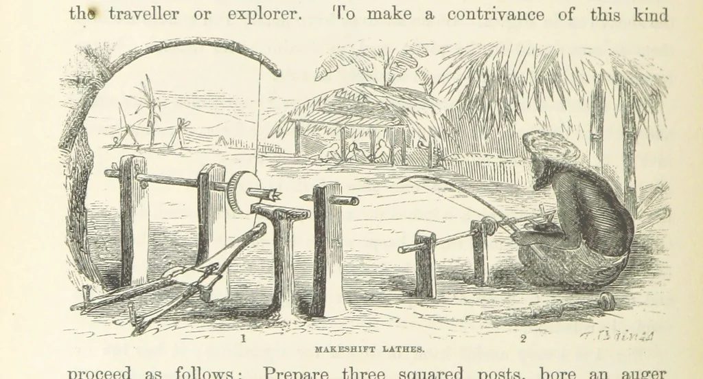 An illustration from Shifts and Expedients of Camp Life, Travels, etc, 1871, leaf 416