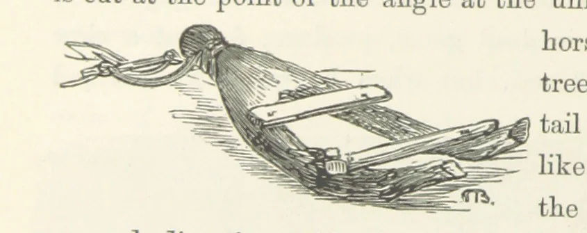 An illustration from Shifts and Expedients of Camp Life, Travels, etc, 1871, leaf 440