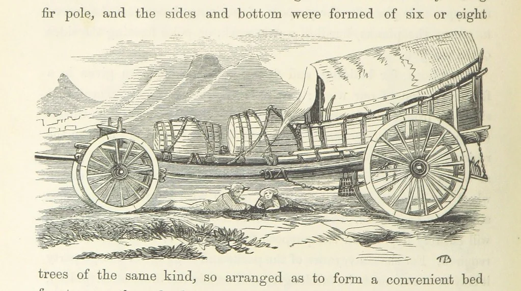 An illustration from Shifts and Expedients of Camp Life, Travels, etc, 1871, leaf 472