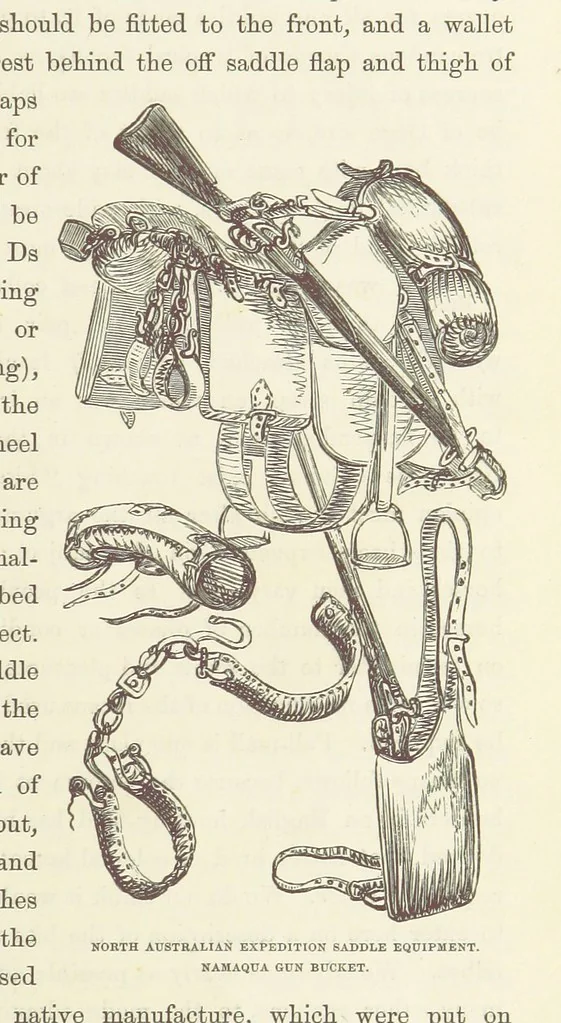 An illustration from Shifts and Expedients of Camp Life, Travels, etc, 1871, leaf 49