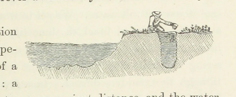 An illustration from Shifts and Expedients of Camp Life, Travels, etc, 1871, leaf 537
