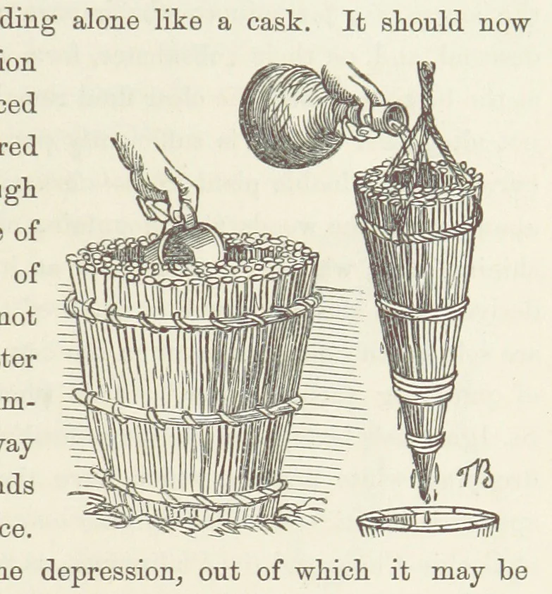 An illustration from Shifts and Expedients of Camp Life, Travels, etc, 1871, leaf 541