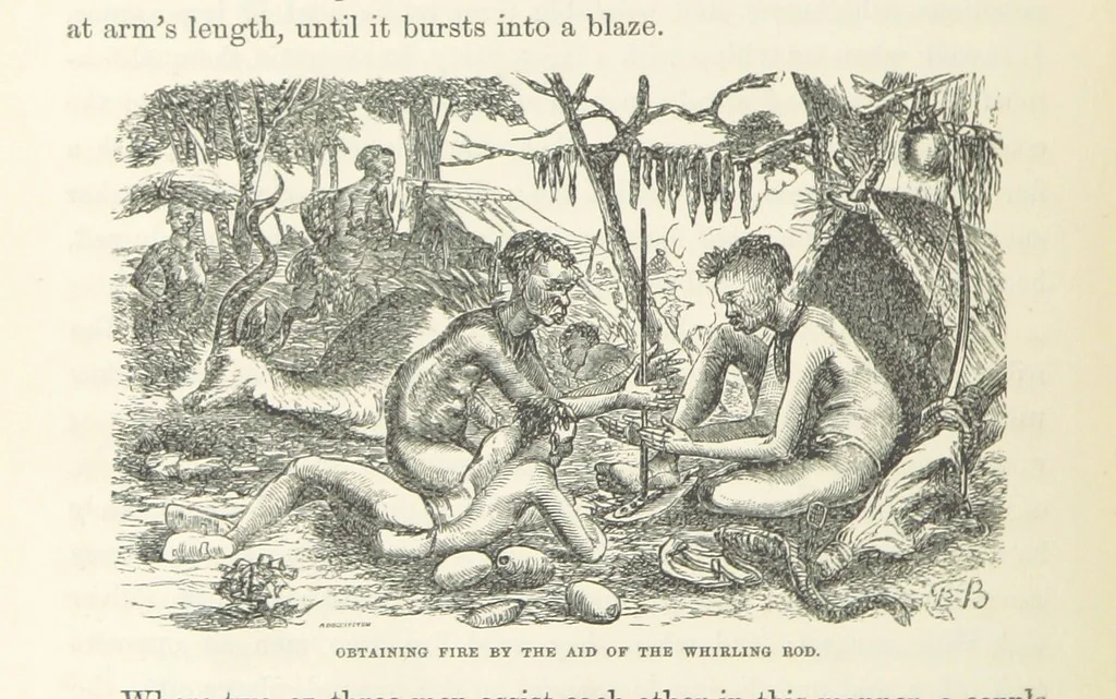An illustration from Shifts and Expedients of Camp Life, Travels, etc, 1871, leaf 574