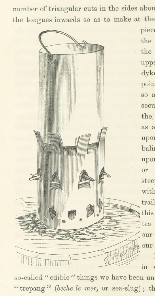 An illustration from Shifts and Expedients of Camp Life, Travels, etc, 1871, leaf 592