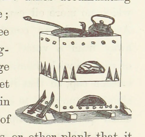 An illustration from Shifts and Expedients of Camp Life, Travels, etc, 1871, leaf 593