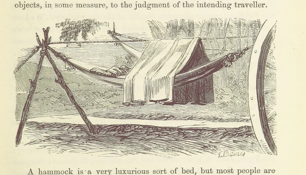 An illustration from Shifts and Expedients of Camp Life, Travels, etc, 1871, leaf 61