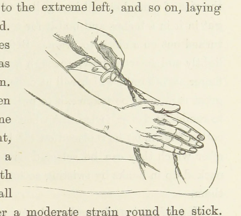 An illustration from Shifts and Expedients of Camp Life, Travels, etc, 1871, leaf 637