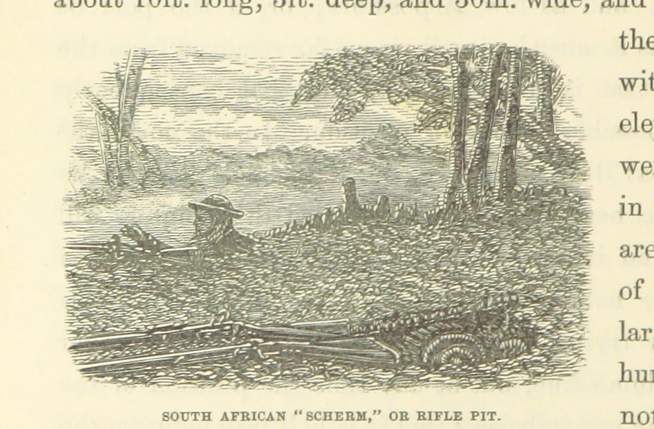 An illustration from Shifts and Expedients of Camp Life, Travels, etc, 1871, leaf 674