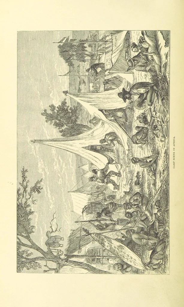 An illustration from Shifts and Expedients of Camp Life, Travels, etc, 1871, leaf 72