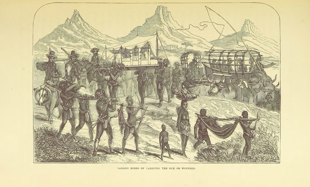 An illustration from Shifts and Expedients of Camp Life, Travels, etc, 1871, leaf 731
